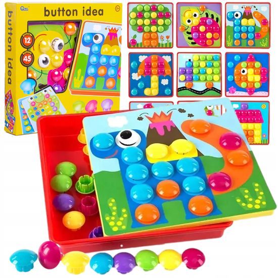 Doris dětská knoflíková vkládačka Button Idea