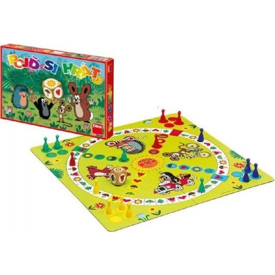 Pojď si hrát Krtek Člověče, nezlob se - dětská společenská hra