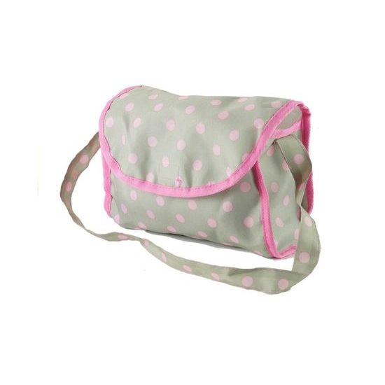 Kočárek pro panenky Alice Retro béžovo-růžový