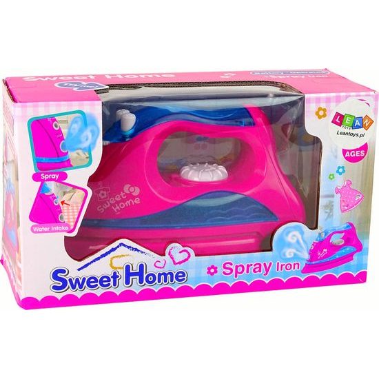 Dětská růžová žehlička na prádlo