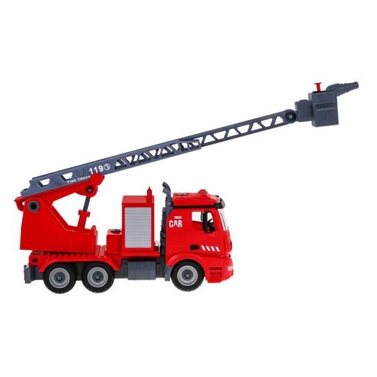 Majlo Toys požární auto se světly, zvuky s helmou Fire Team