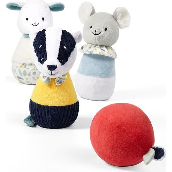 Edukační plyšové kuželky Badger Edmund Friend