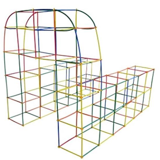 Kreativní stavebnice ze slámek Straws Blocks 800 dílků