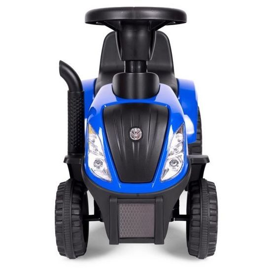 New Holland dětské odrážedlo traktor s přívěsem - modré