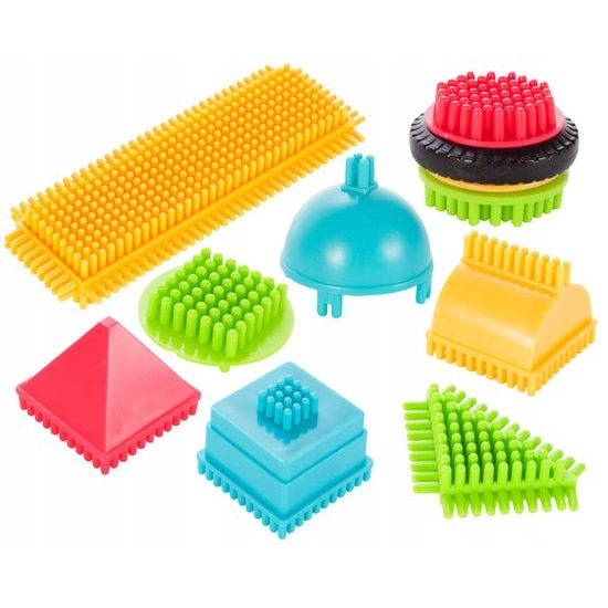 Doris barevná konstrukční stavebnice Hedgehog Blocks 90 ks