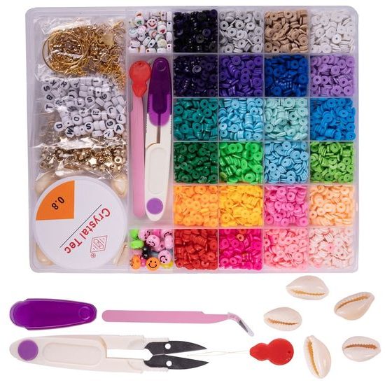 Velká sada na výrobu náramků DIY Jewelry 6000 kusů