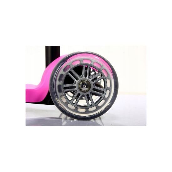 ECOTOYS balanční koloběžka růžová se svítícími koly