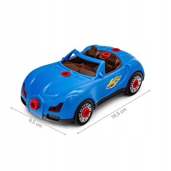 Dětské šroubovací autíčko na baterie 2v1 Racing Car