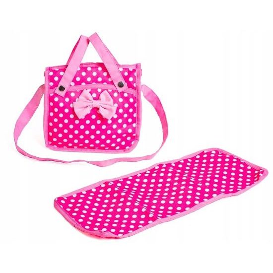 Doris kočárek pro panenky 9325 růžovo-bílý Retro