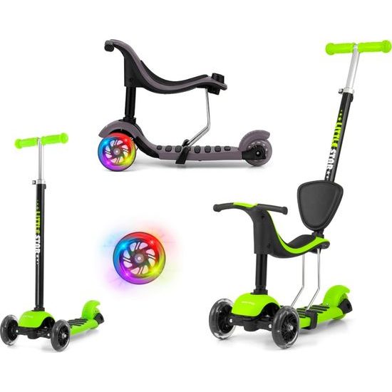 Dětská koloběžka Milly Mally Little Star green