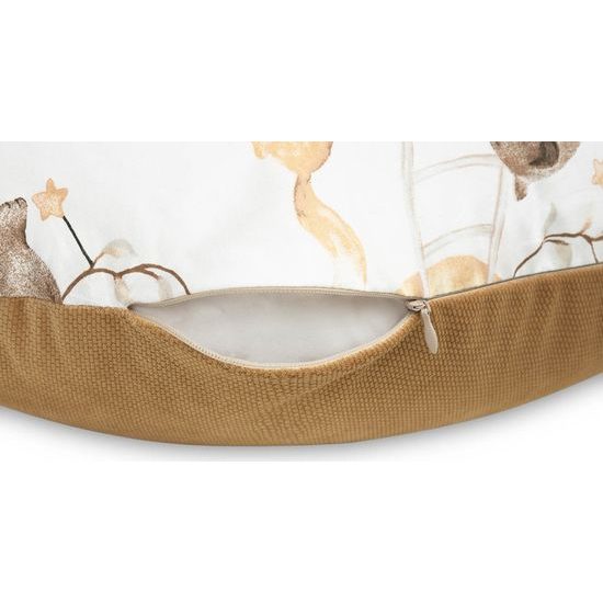 Kojící polštář ve tvaru U velvet - sladké sny