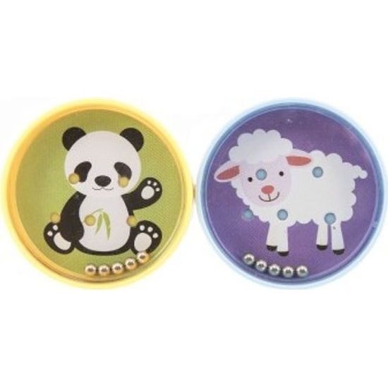 Hlavolam s kuličkami - zvířátka - mix 8 druhů