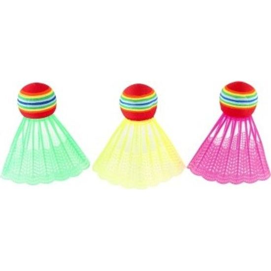 Badminton dětská sada - 2 pálky + 3 košíčky - mix 2 barvy