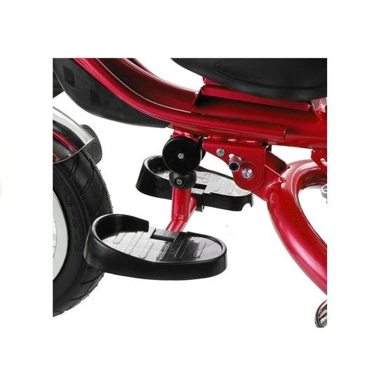 Majlo Toys tříkolka 2v1 s nafukovacími koly PRO600 červená