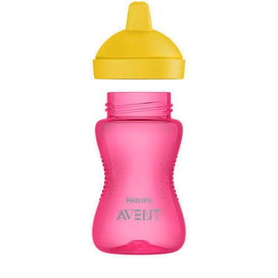 Philips AVENT Hrneček Grippy s tvrdou hubičkou 300 ml dívka