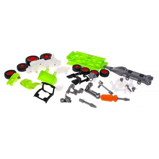 Majlo Toys dětský šroubovací traktor s vlečkou Farm Tractor