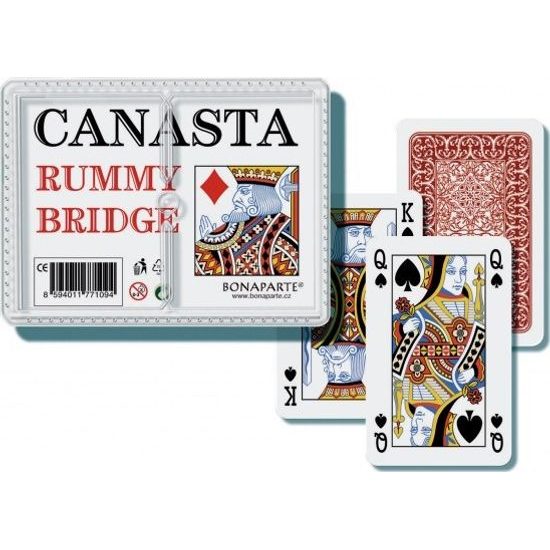 Canasta společenská hra - karty 108ks