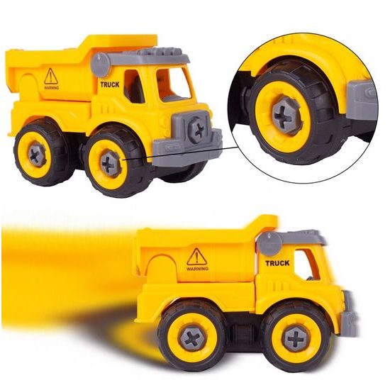 Sestava 4 šroubovacích autíček DIY Cars