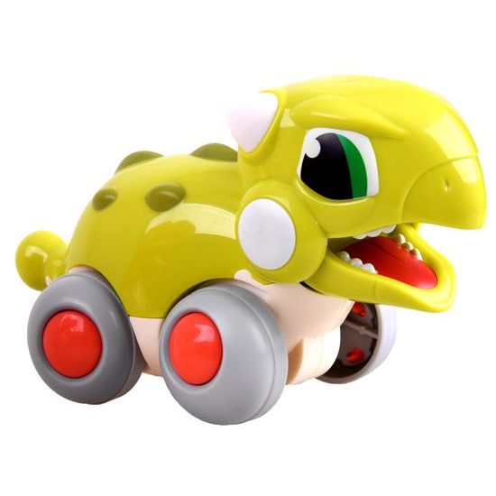 Huile Toys dinosaurus pro nejmenší na setrvačník - zelený