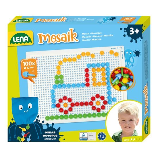 Mozaika klobouček - hladký 100ks