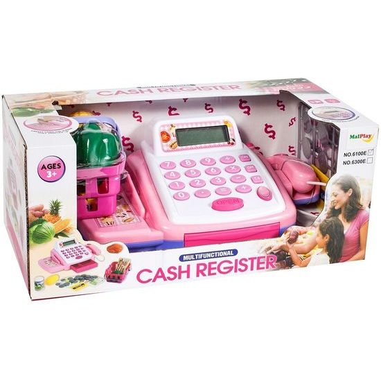 Dětská elektronická pokladna Pink Cashier