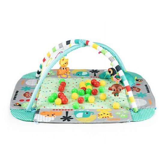 Ecotoys hrací deka 5v1 se 30 míčky Your Way Ball Play zelená