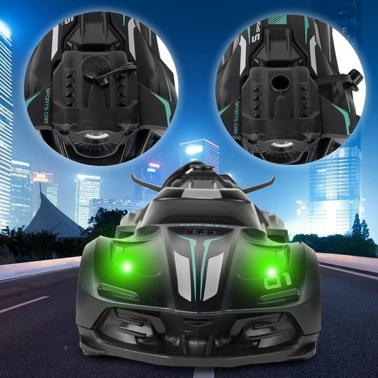 Autíčko na dálkové ovládání s kouřovým efektem Speed X 1:20 černé