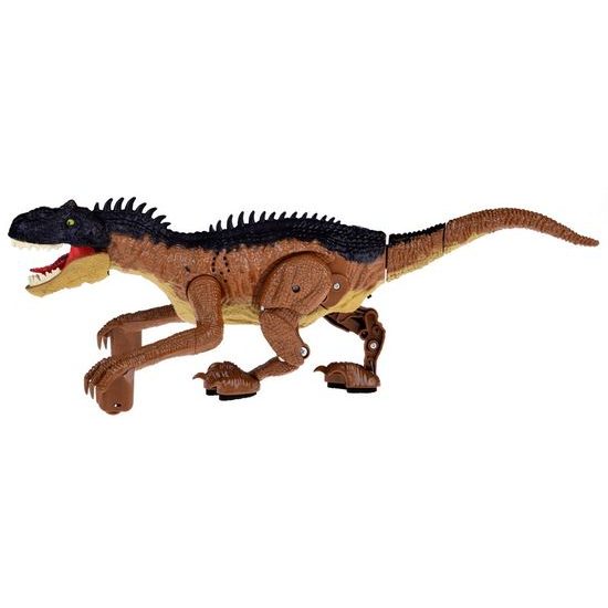 Interaktivní chodící Dinosaurus na dálkové ovládání - hnědý