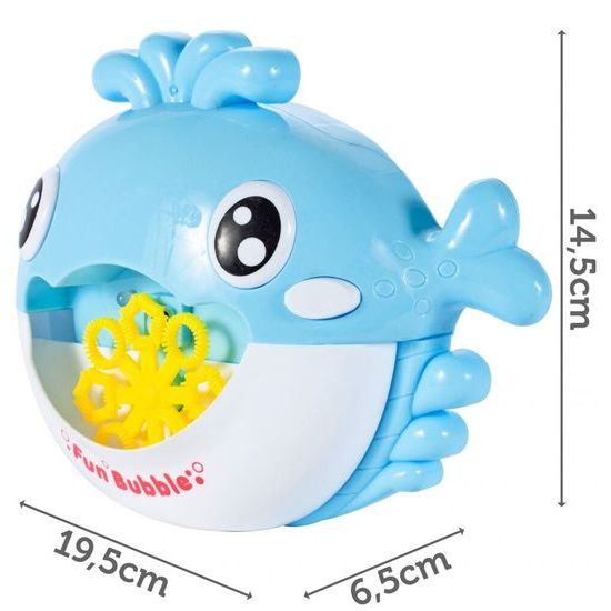 Dětský bublinkovač Bubble Whale modrý