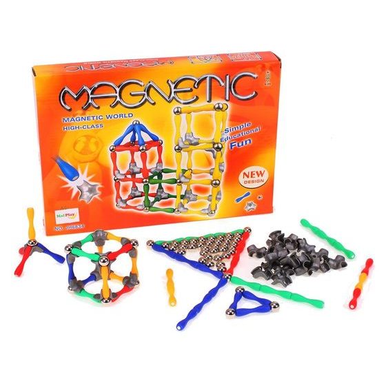 Magnetická stavebnice Magnetic World 120 dílků