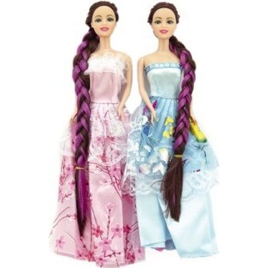 Panenka s dlouhým copem - mix druhů