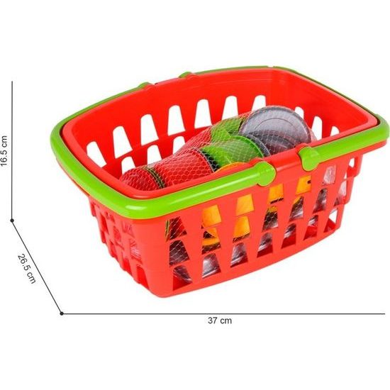 Nákupní košík + sada nádobí s vařičem