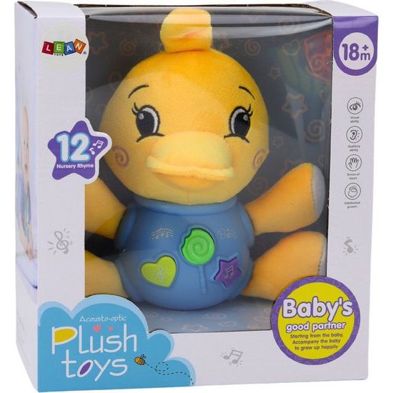 Interaktivní plyšová kachna 19 cm