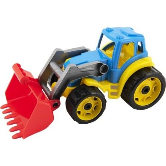 Traktor/nakladač/bagr se lžící - na volný chod - mix 2 barvy