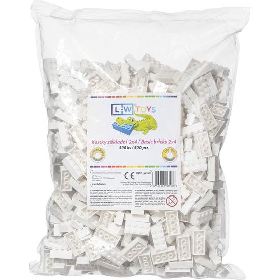 LW Toys Stavebnice pro děti - Základní kostky 2x4
