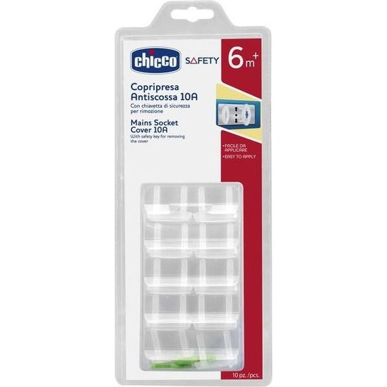 Chránič/Zástrčky do el. zásuvky - 10ks