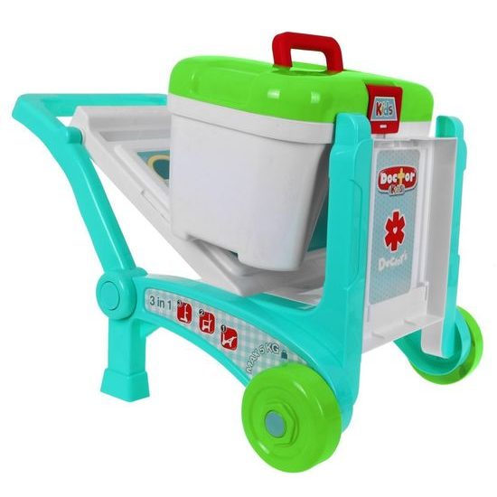 Majlo Toys dětský lékařský vozík 3v1 Little Doctor