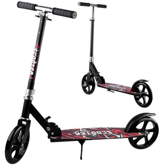 Dětská skládací koloběžka Cool Scooter černá