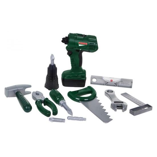 Sada dětského nářadí s vrtačkou na baterie v batůžku Craft Toolbox