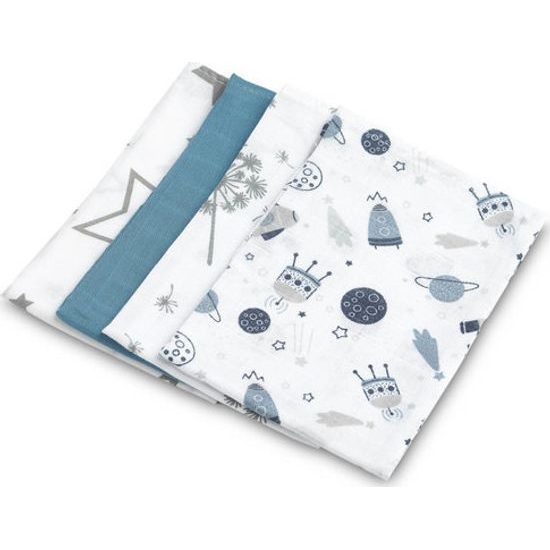 Mušelínové pleny Sensillo, 4ks