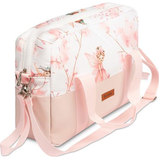 Taška na kočárek Víly růžová