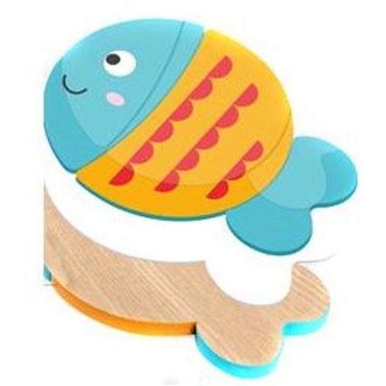 Dřevěná ukládačka s mořskými zvířátky