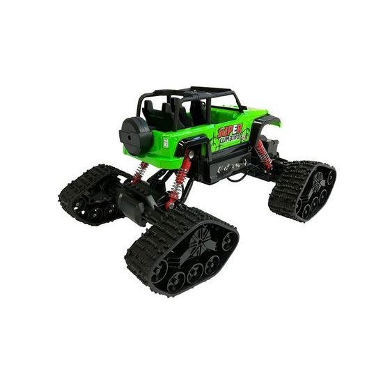 Auto na dálkové ovládání 4x4 s výměnnými koly Super Climber 1:18 zelené