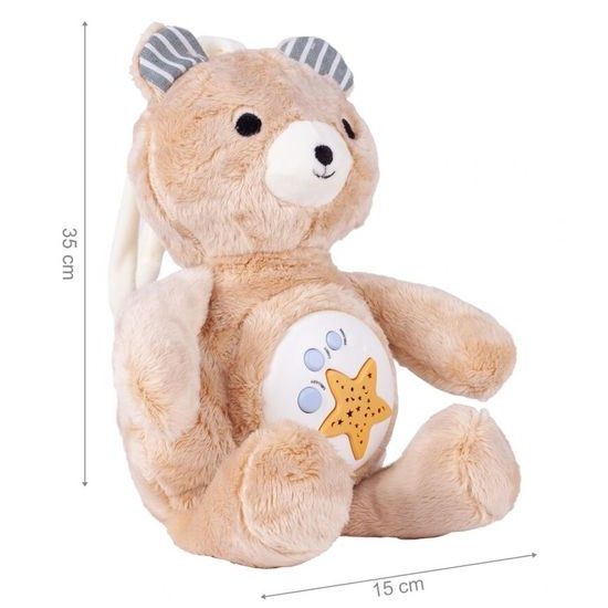 Plyšový medvídek s projektorem a melodiemi Cuddle Bear