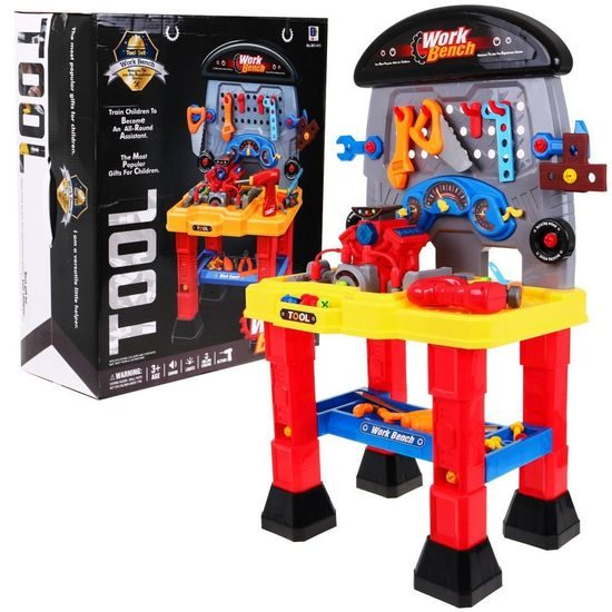 Dětská pracovní dílna s vrtačkou a motorem na baterie Work Bench