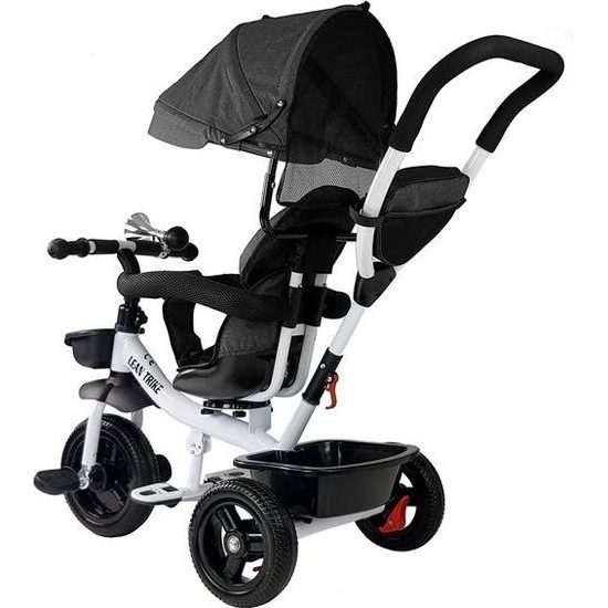 Dětská tříkolka s otočným sedadlem PRO300 černá