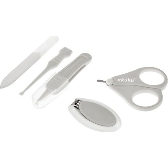 Dětská sada na manikúru Akuku Apple šedá
