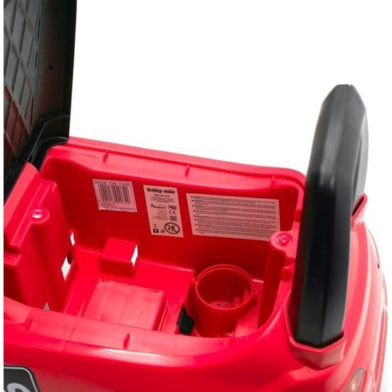Dětské odrážedlo se zvukem Baby Mix RACER červené