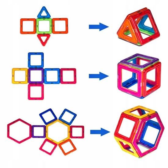 Doris magnetická stavebnice XXL v kufříku Magical Magnet 117 dílů