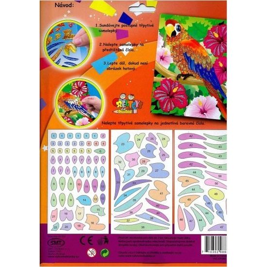 Třpytivý/zářivý nalepovací obrázek